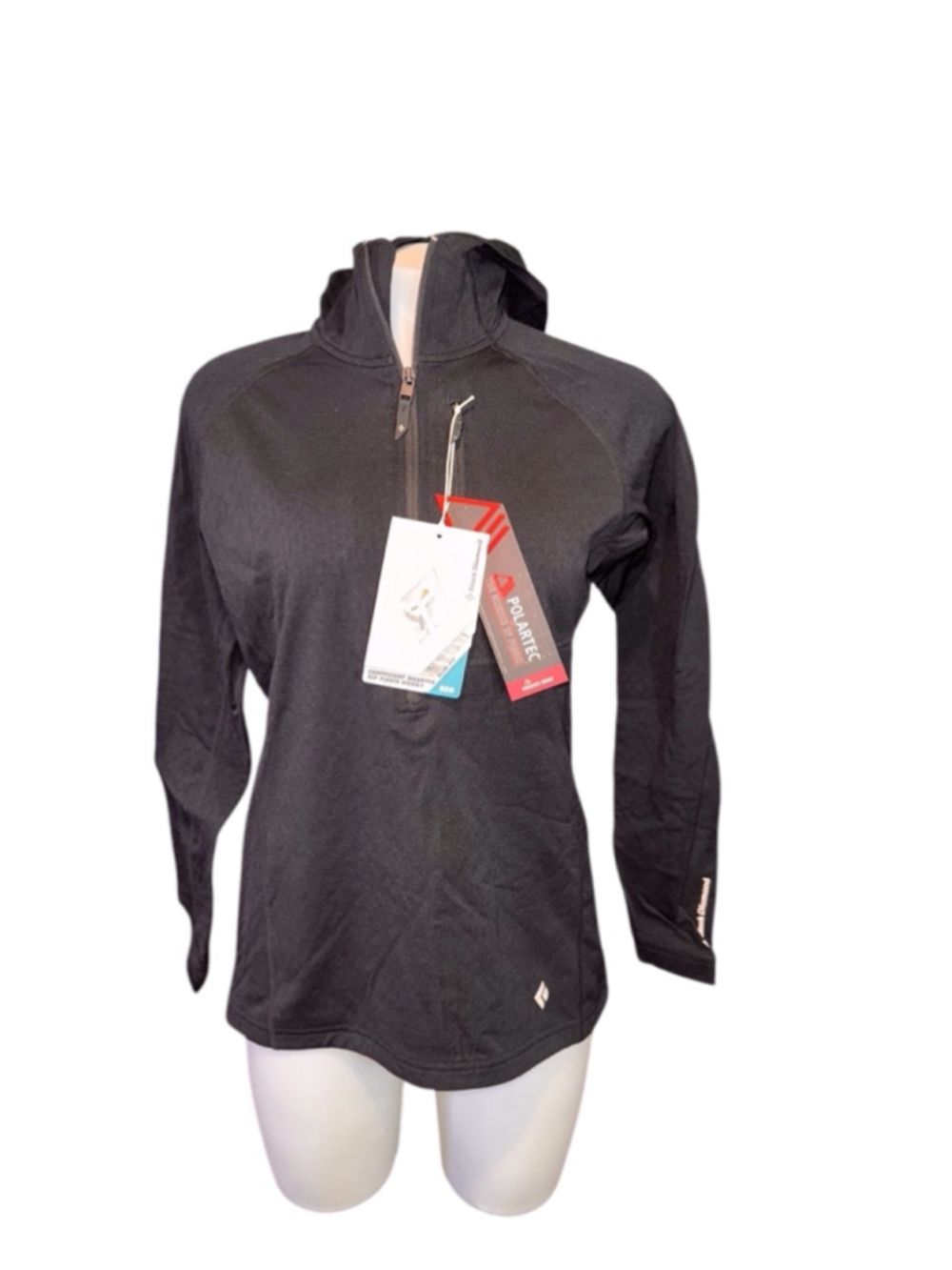 Women's Black Diamond coefficient a hoody Jacket, large Black - Picture 1 of 4